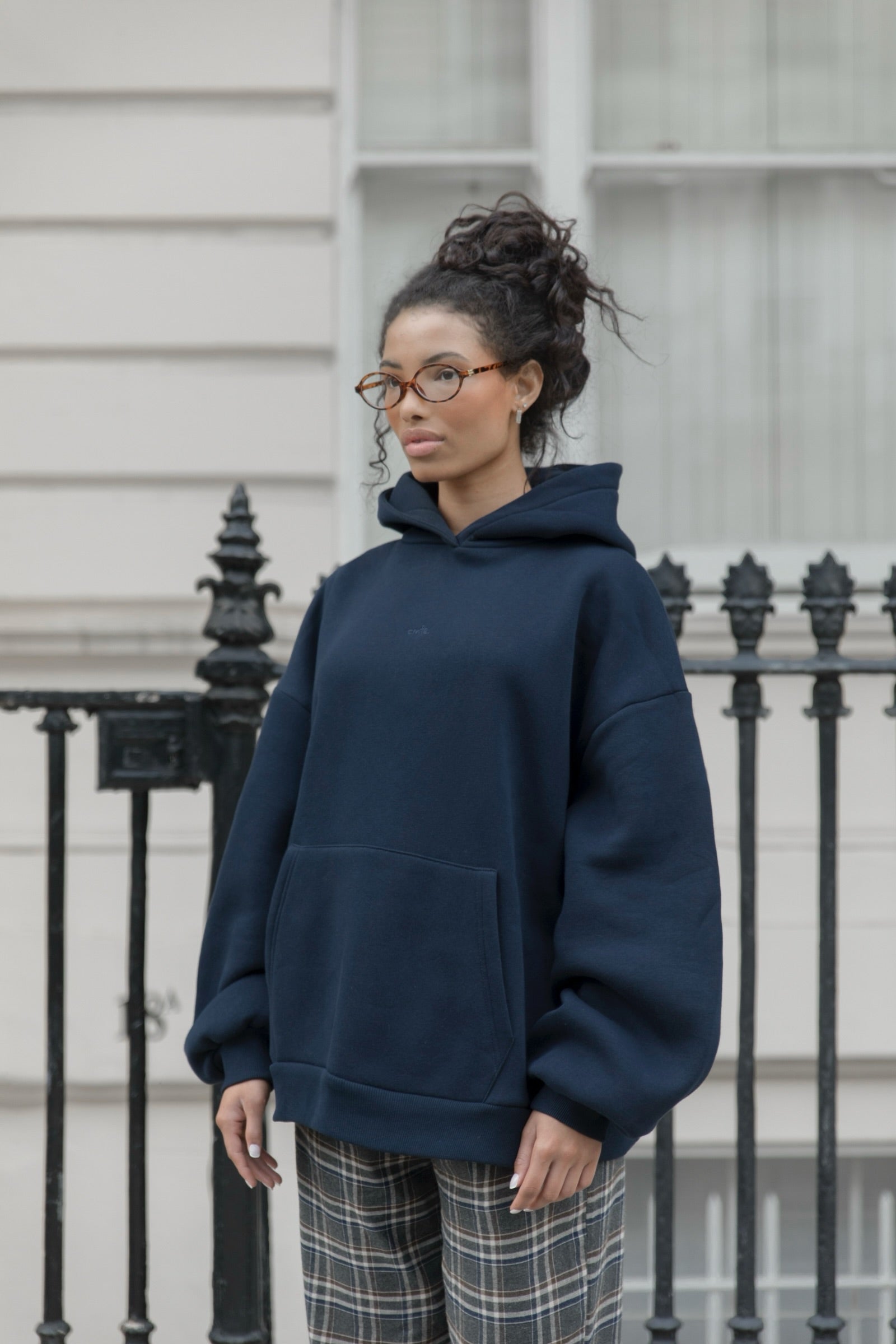 cmfe. hoodie - midnight blue