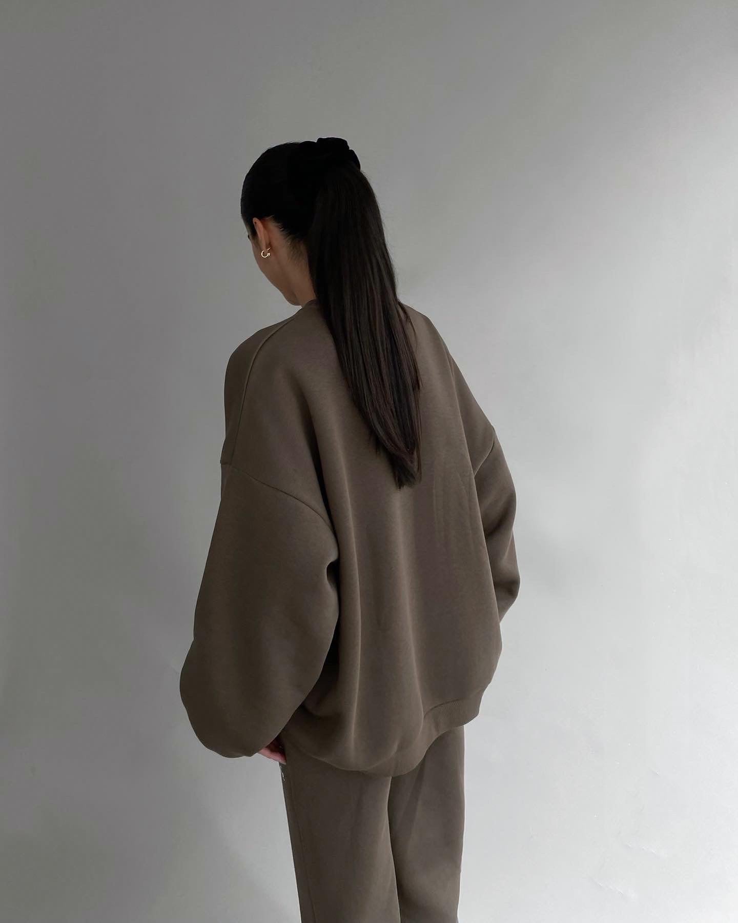 cmfe. sweatshirt - major brown