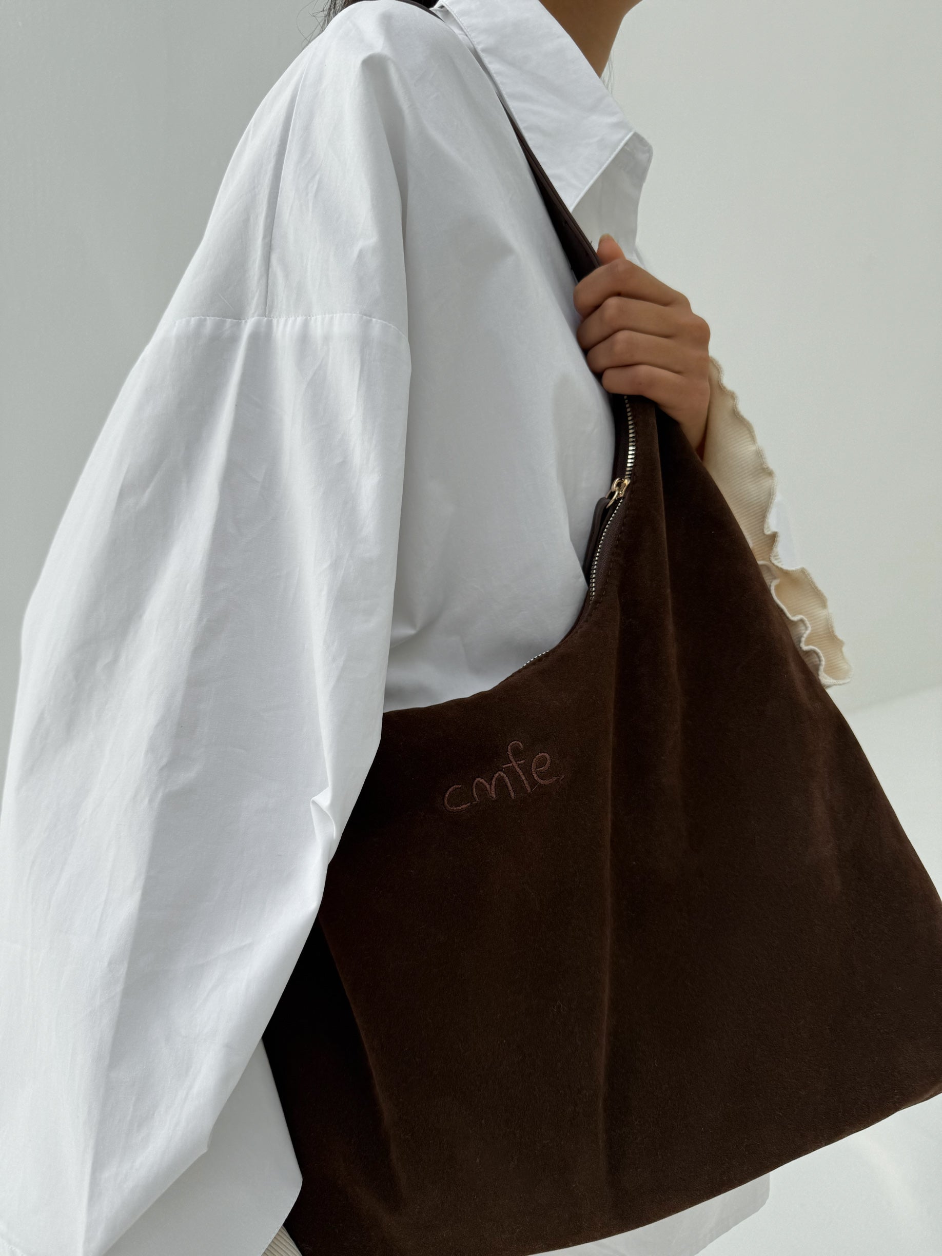 cmfe. handbag - coffee brown