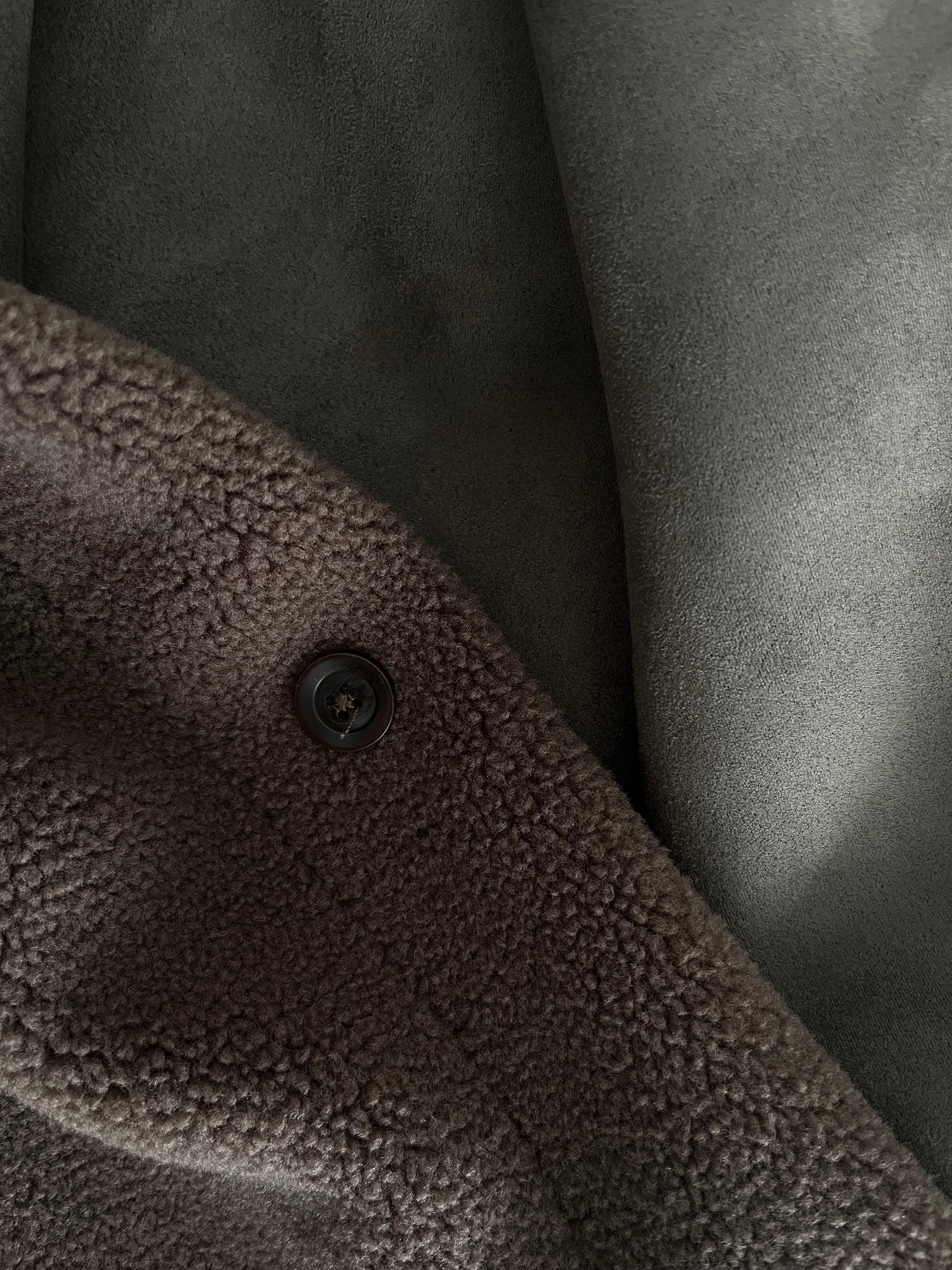 oversized teddy coat