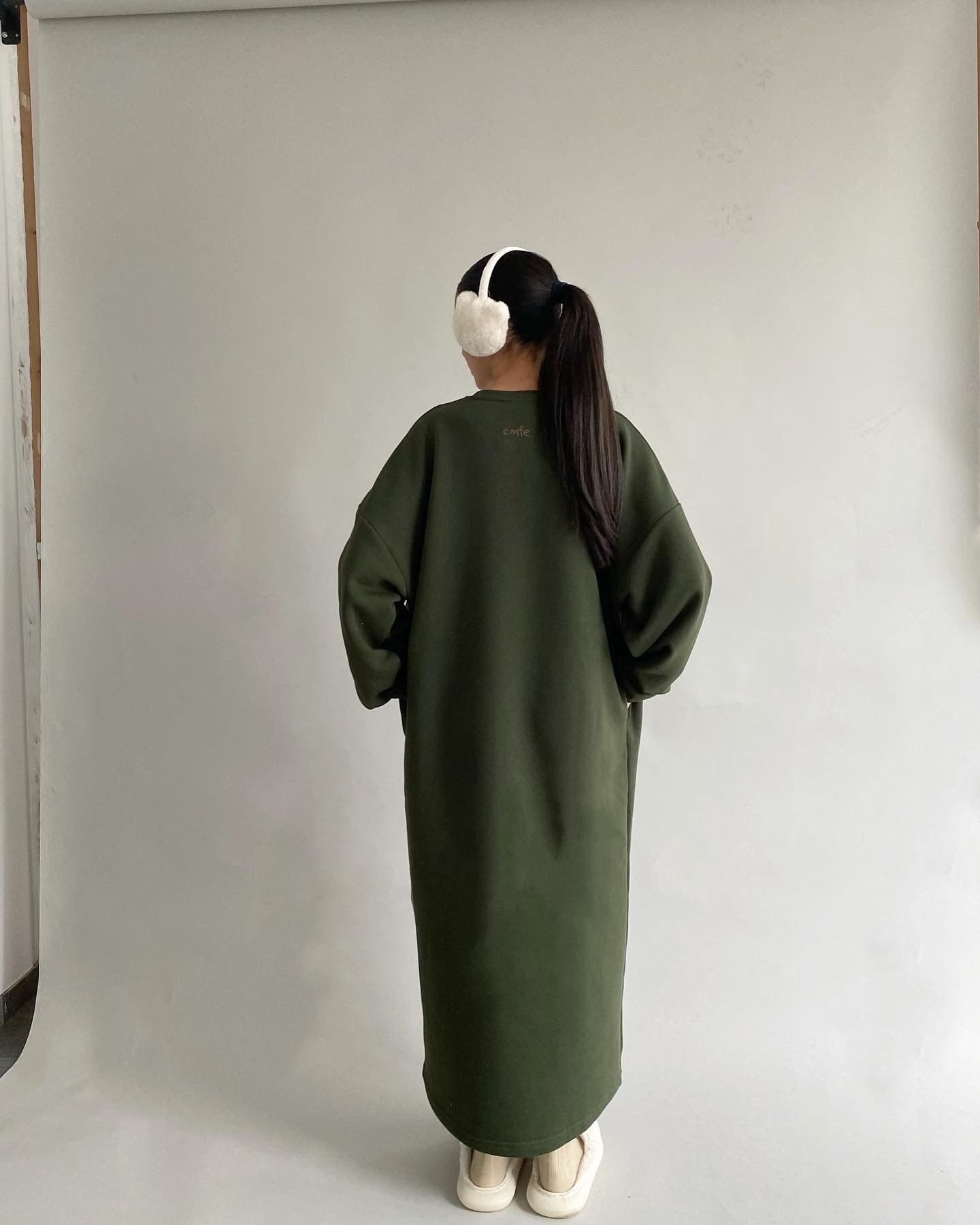 cmfe. jumper dress - khaki