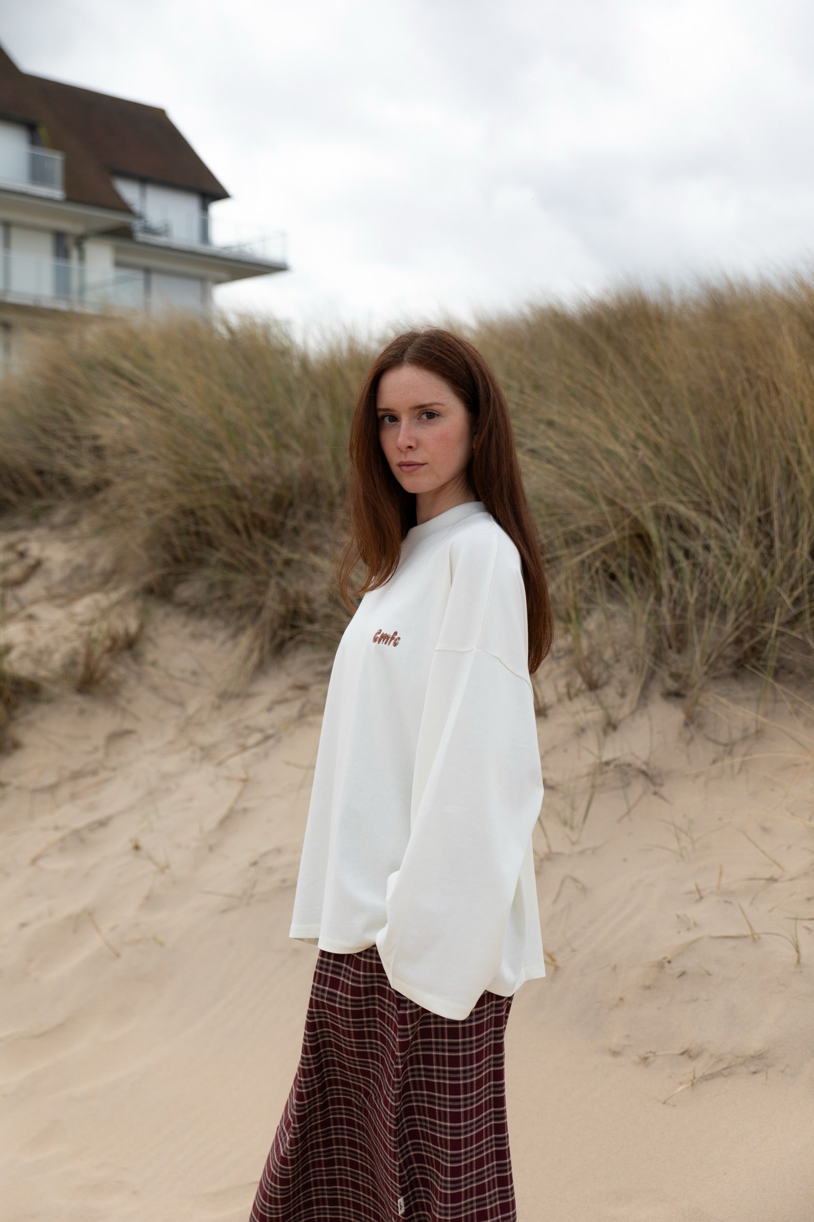 coffee long sleeve t-shirt - off white – COMFEE.