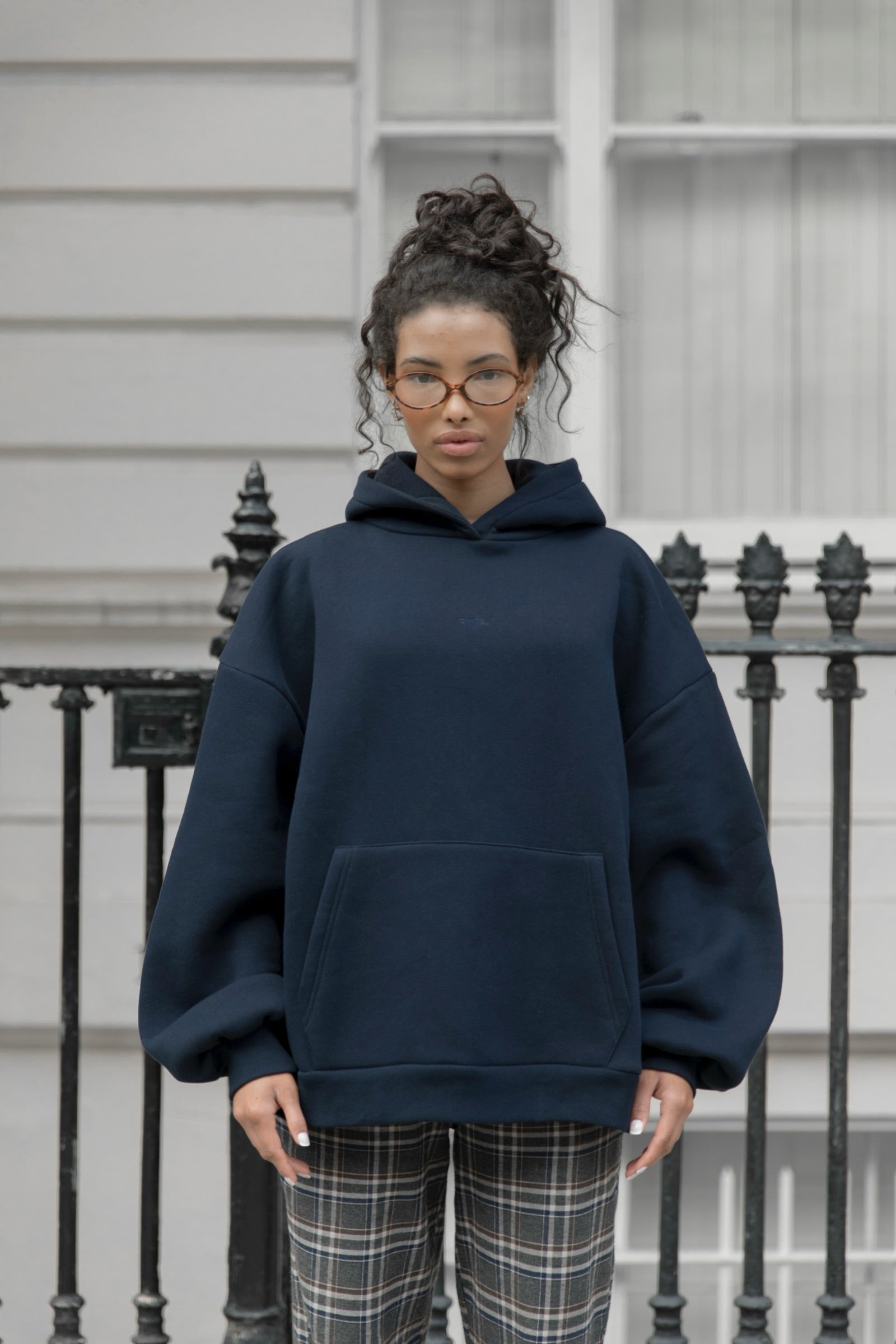 cmfe. hoodie - midnight blue