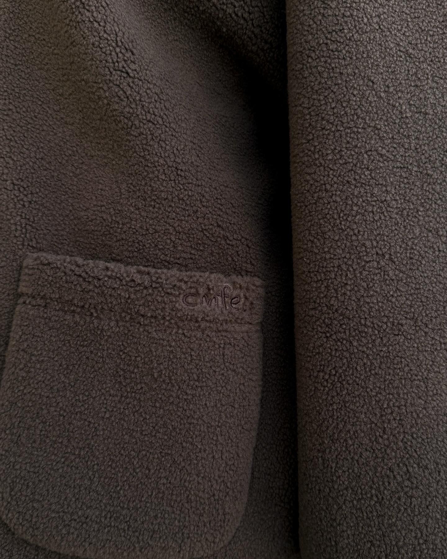 oversized teddy coat