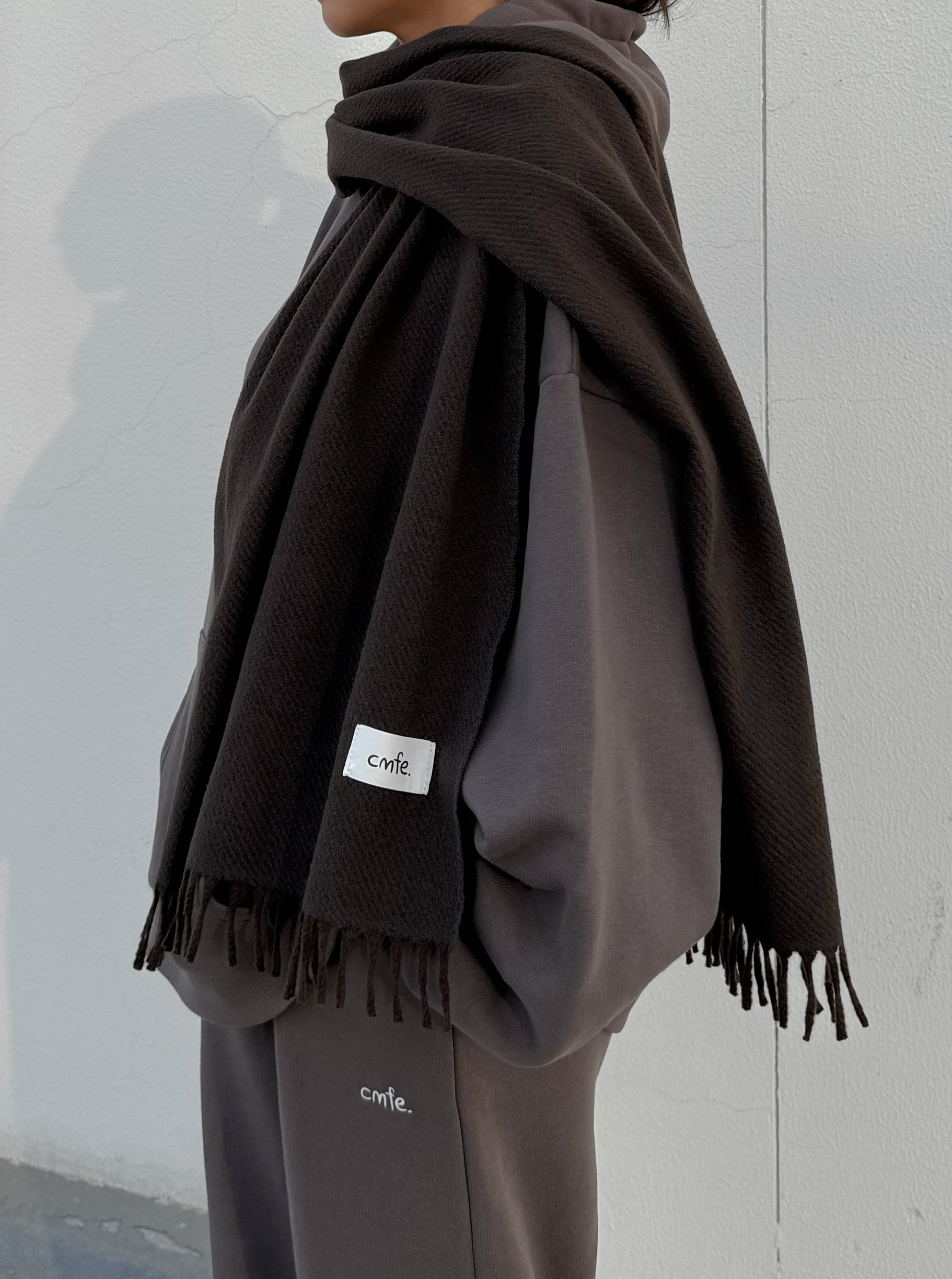 winter scarf - brown