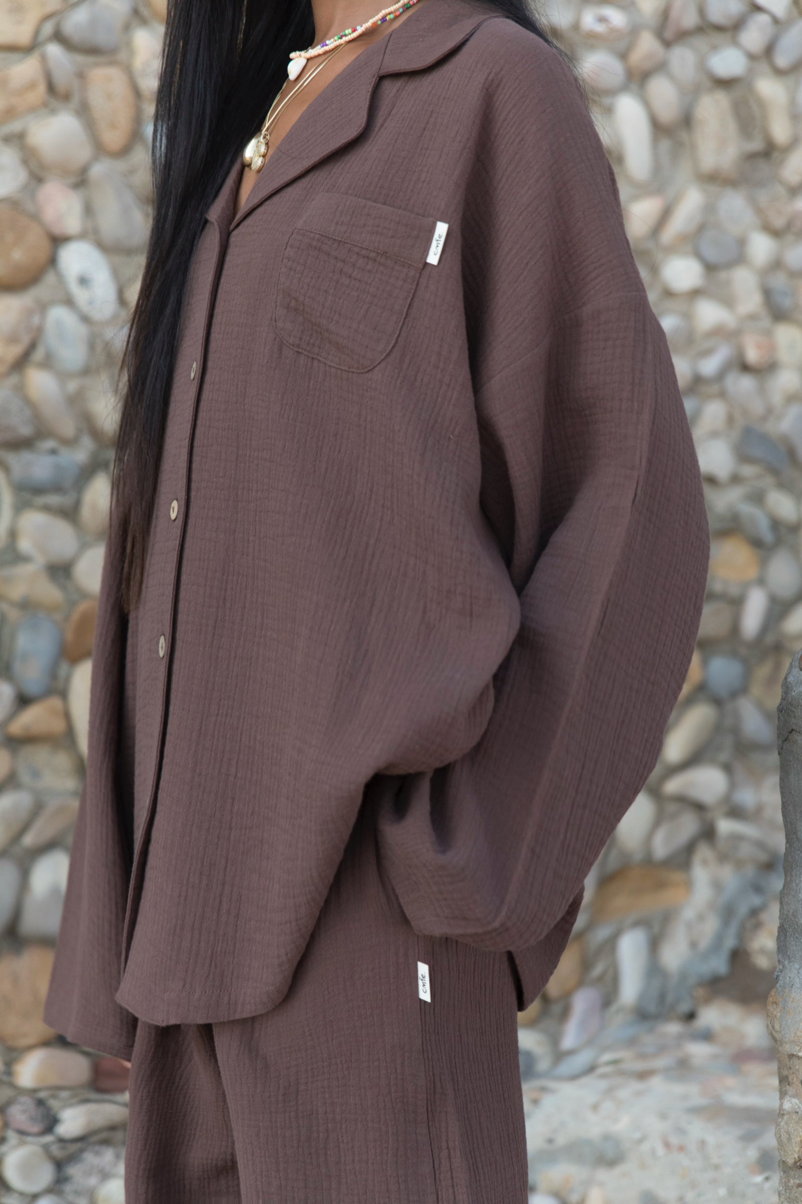cmfe. muslin set - coffee