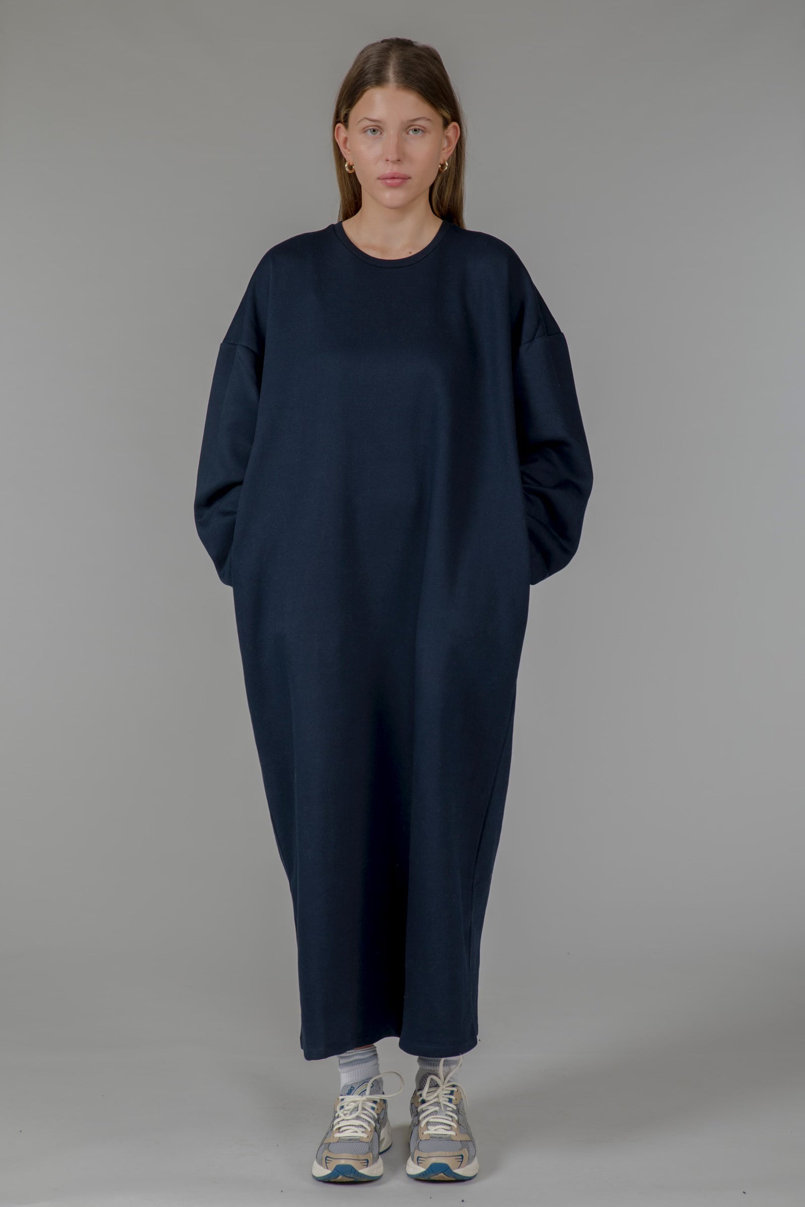 COMFEE. jumper dress - navy