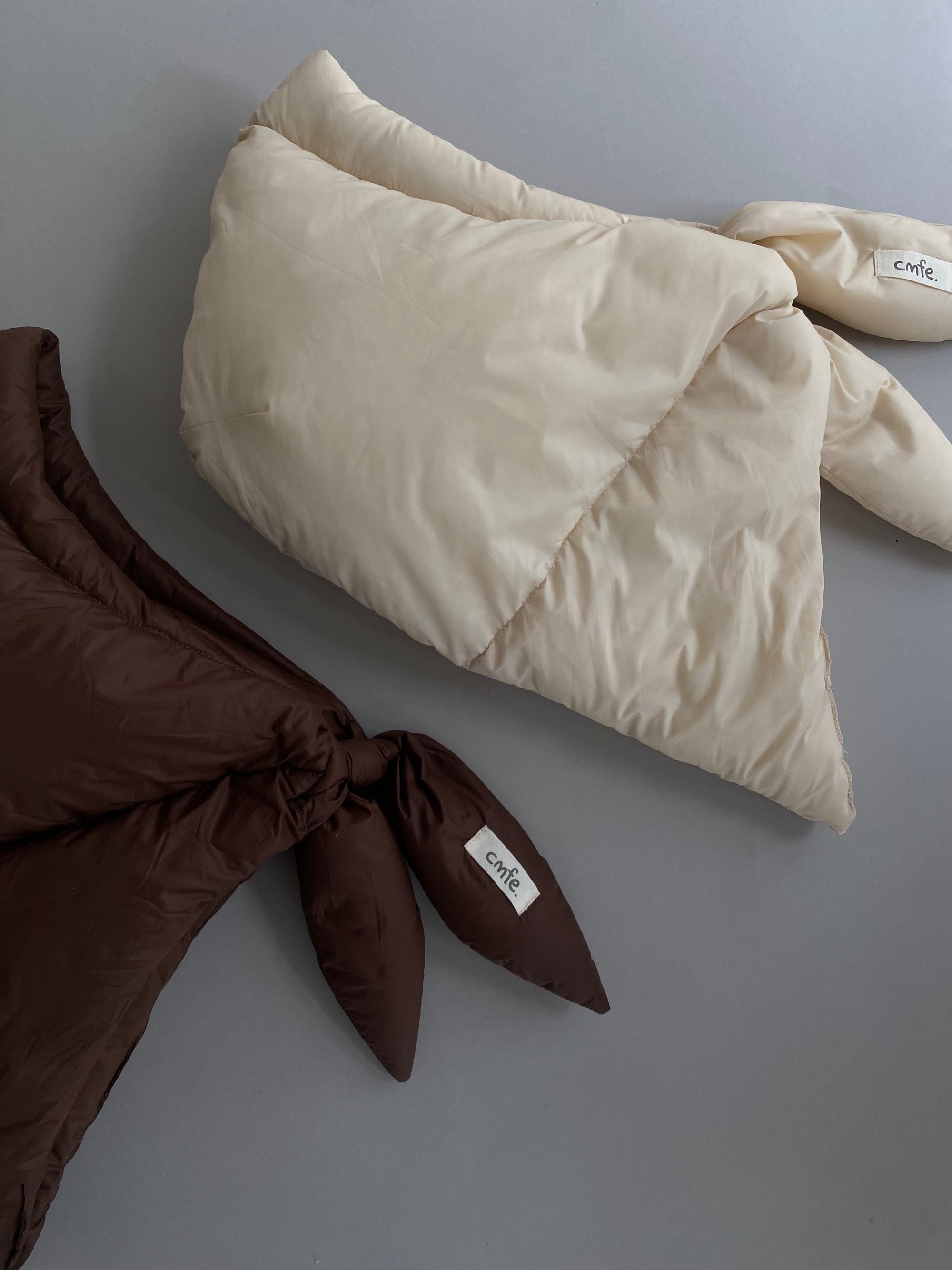 puffer babushka - beige