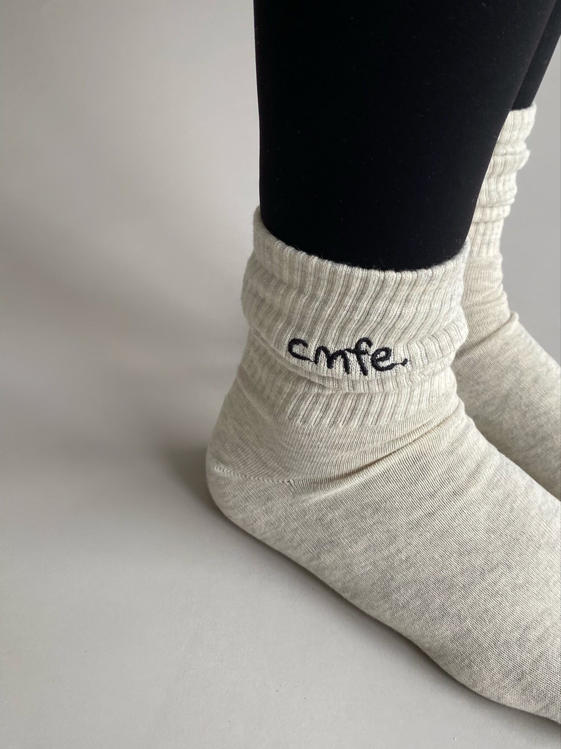 cmfe. socks - light grey melange