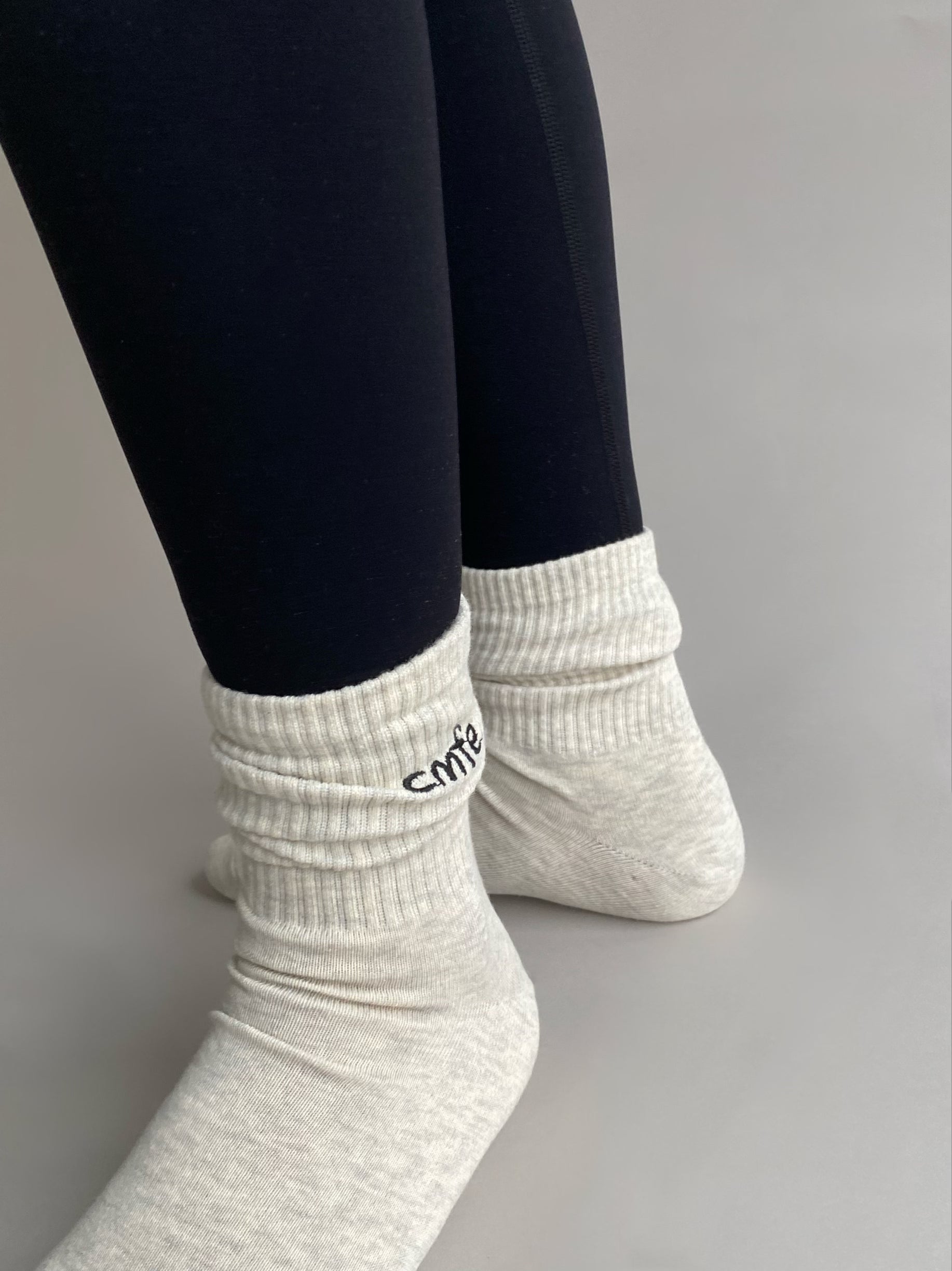 cmfe. socks - light grey melange