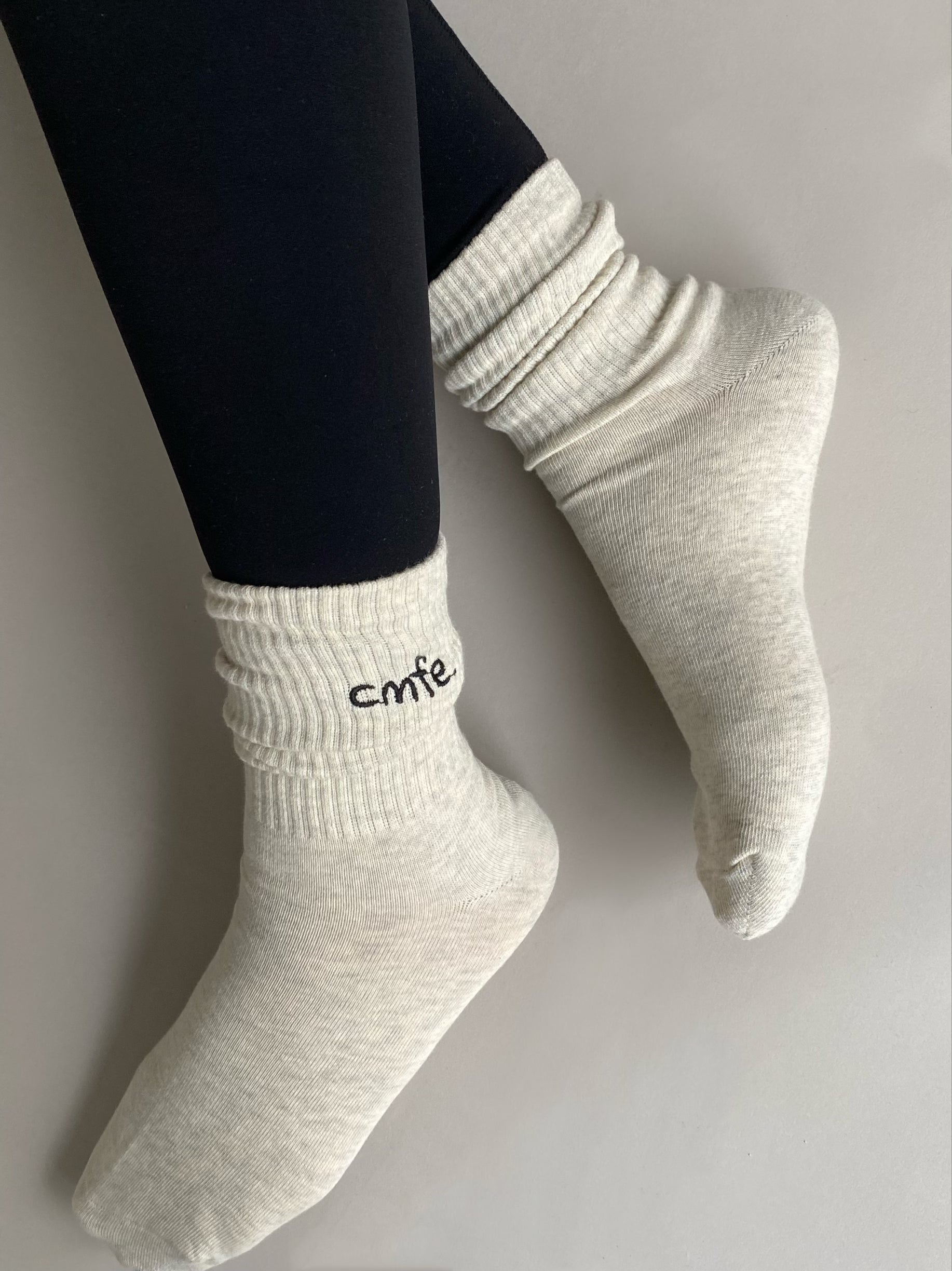 cmfe. socks - light grey melange
