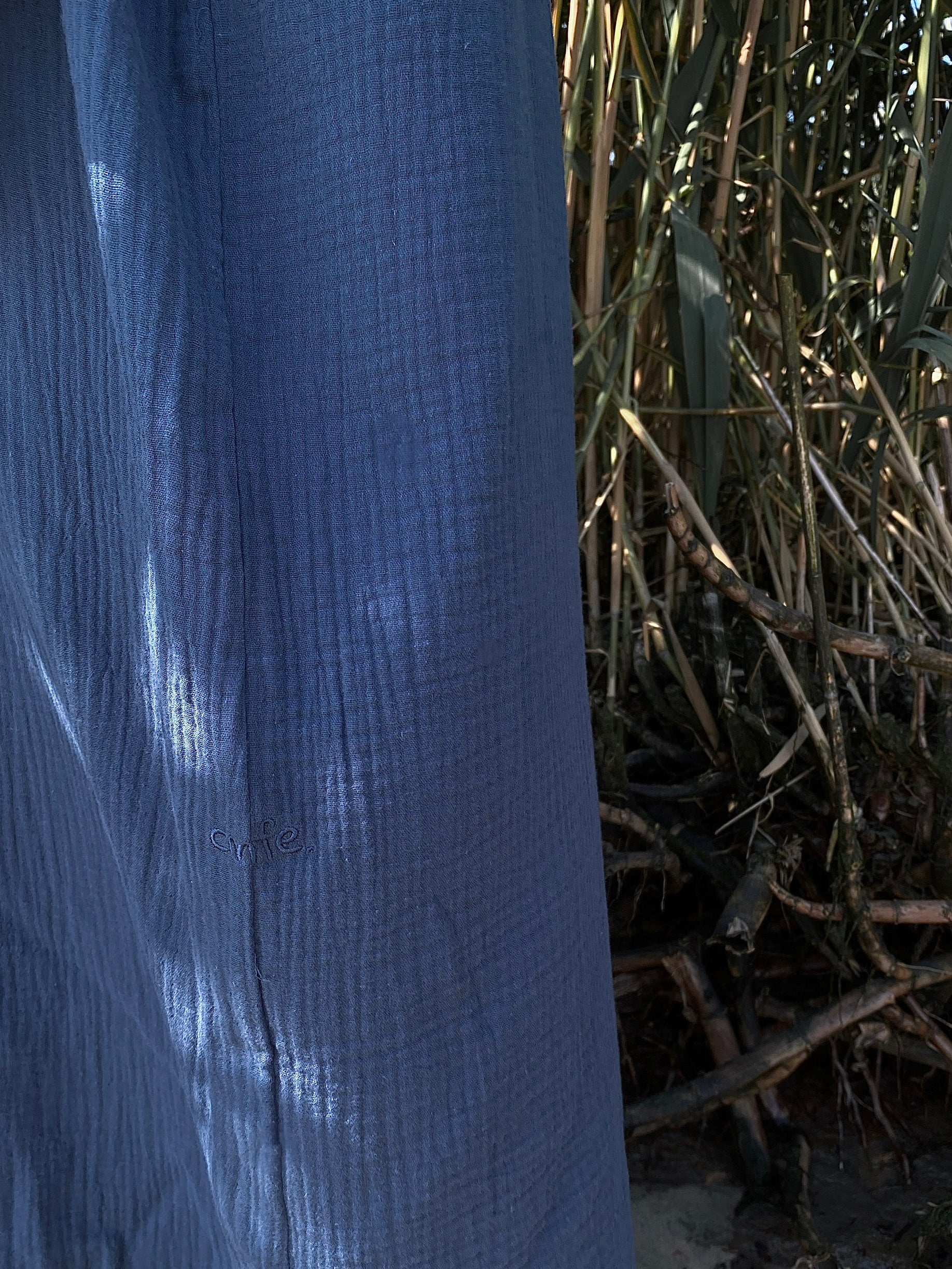 cmfe. sunset muslin dress - sage blue