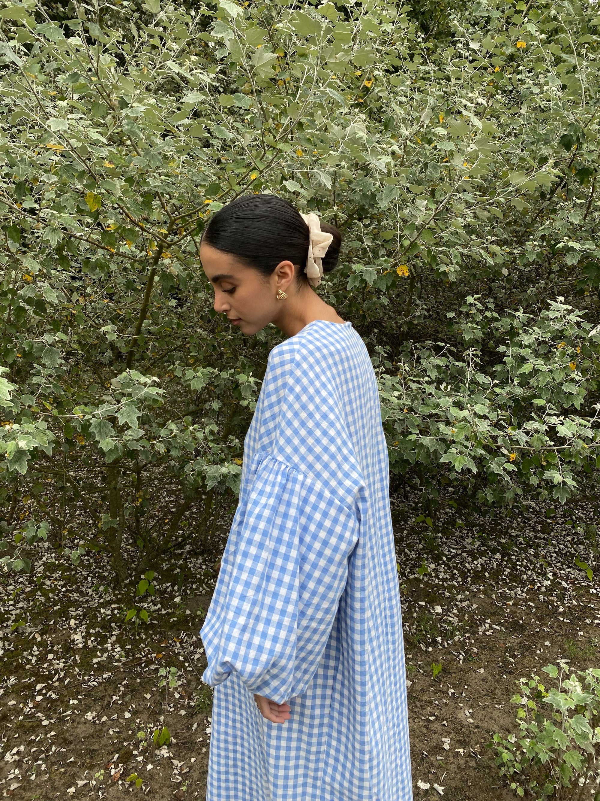 cmfe. oversized plaid dress