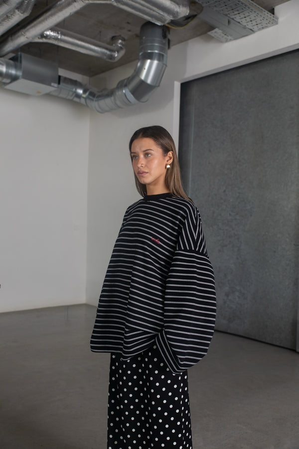 chrome stripe top