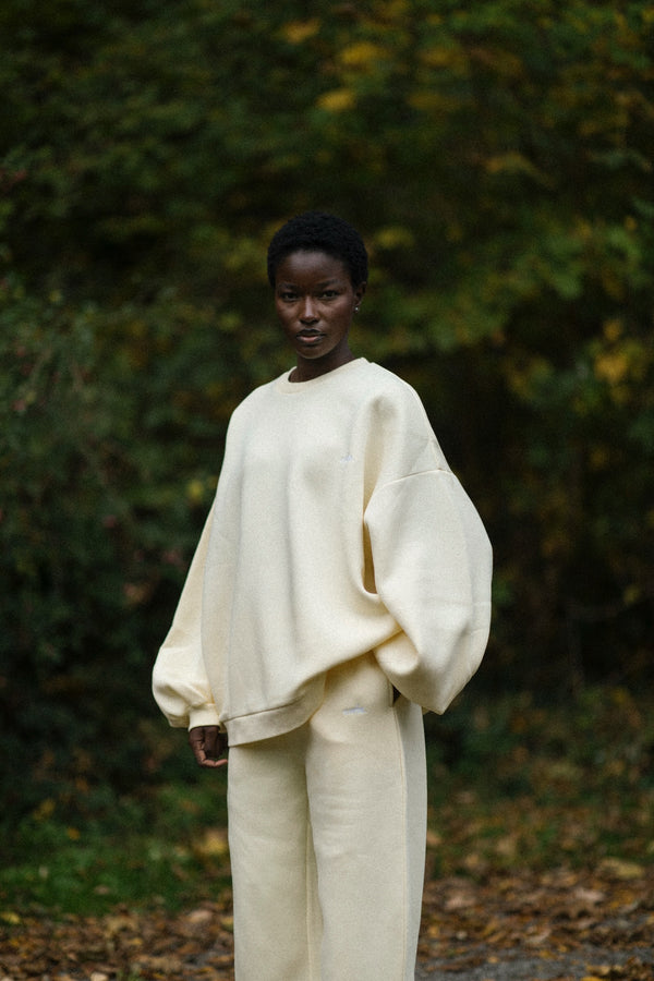 cmfe. oversized sweatshirt - butteryellow