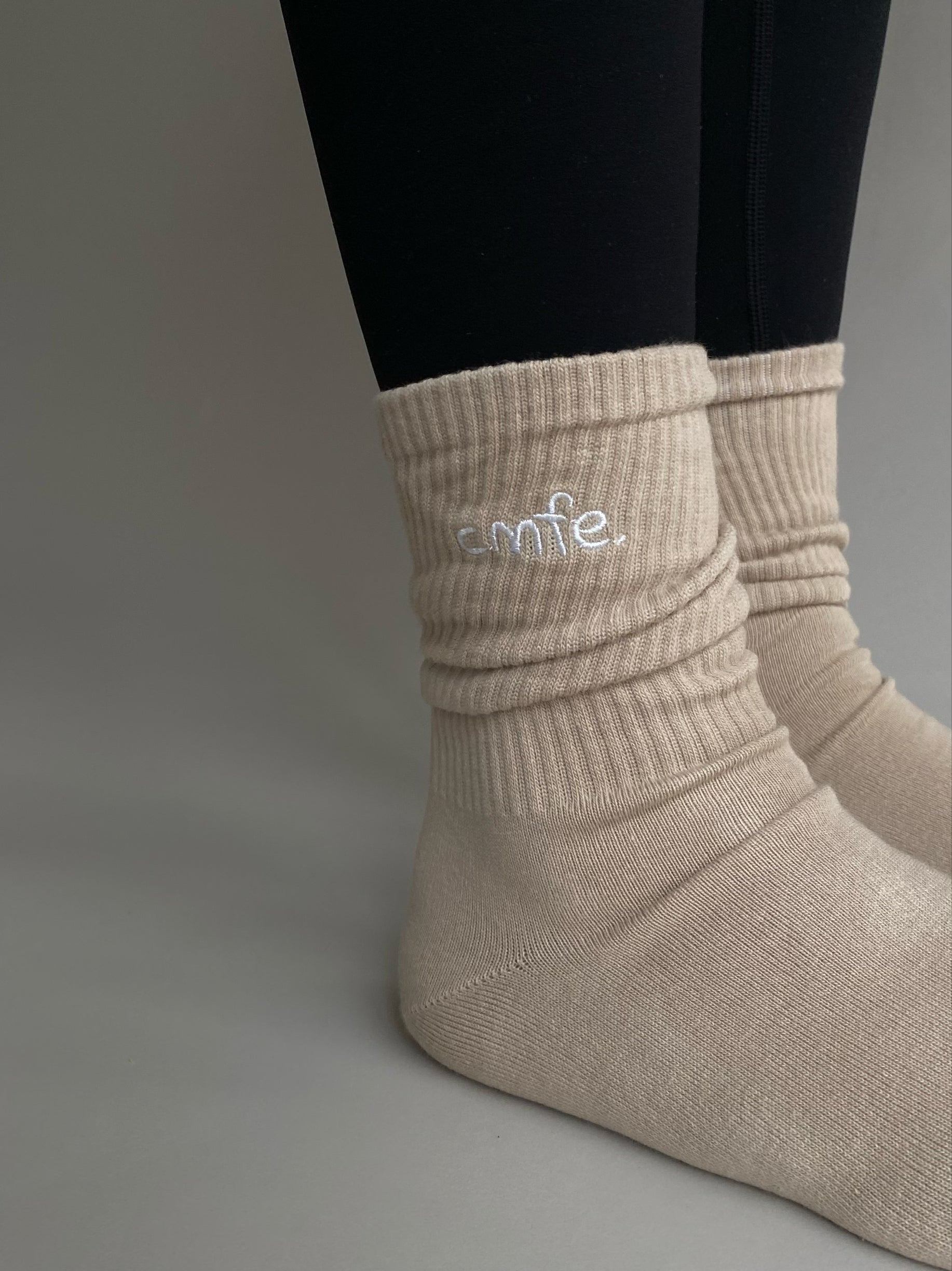 cmfe. socks - beige neutral – COMFEE.